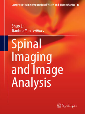 cover image of Spinal Imaging and Image Analysis